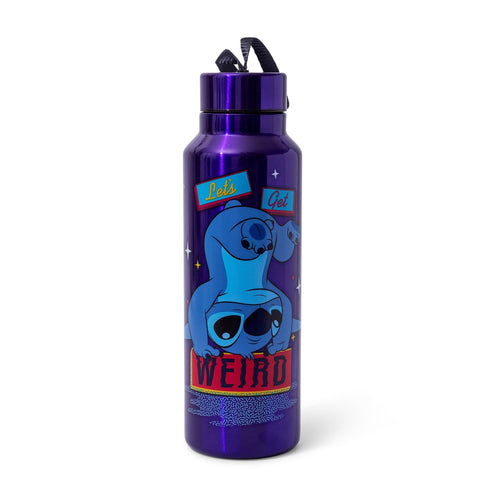 Disney Lilo & Stitch Let's Get Weird 27-Ounce Stainless Steel Water Bottle