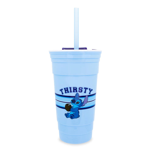 Disney Lilo & Stitch Thirsty Tumbler With Lid and Straw | Holds 32 Ounces