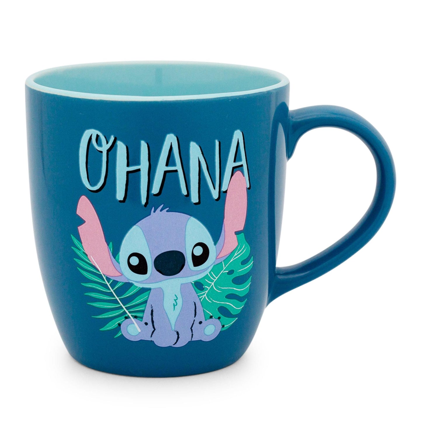 Disney Lilo & Stitch Ohana Hawaiian Palm Ceramic Mug | Holds 18 Ounces