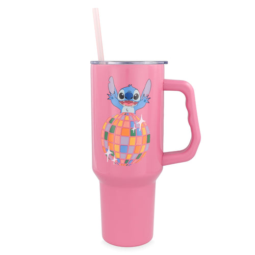Disney Lilo & Stitch Life Is A Party 40-Ounce Stainless Steel Tumbler