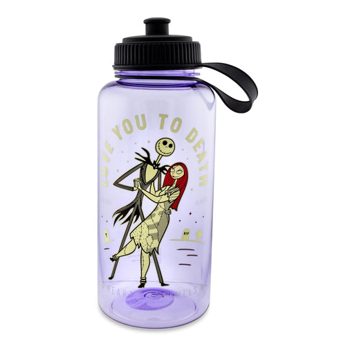Disney The Nightmare Before Christmas Love You To Death 34-Ounce Water Bottle