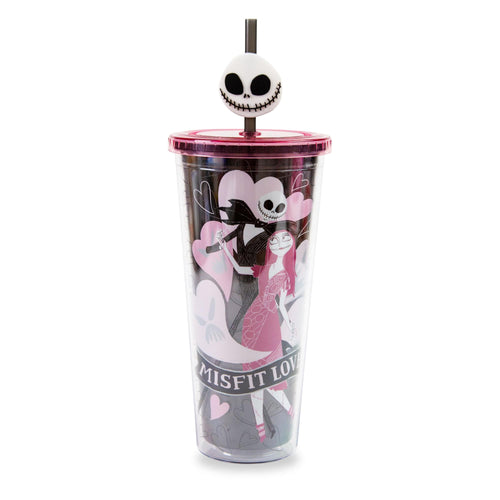 Disney The Nightmare Before Christmas Misfit Carnival Cup with Lid and Straw