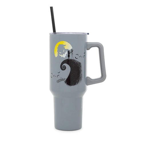 Disney's The Nightmare Before Christmas Spiral Hill Stainless Steel Tumbler