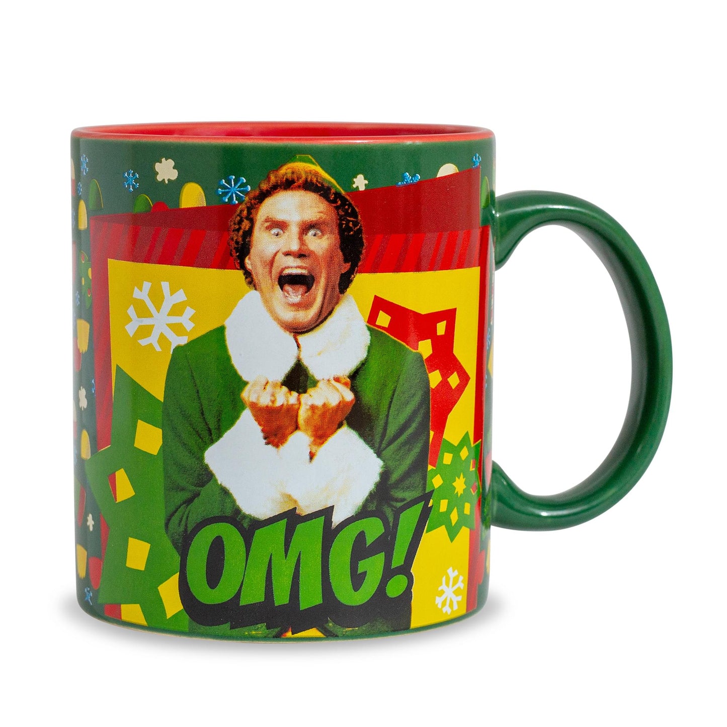 Elf OMG! Santa's Coming! Ceramic Mug | Holds 20 Ounces