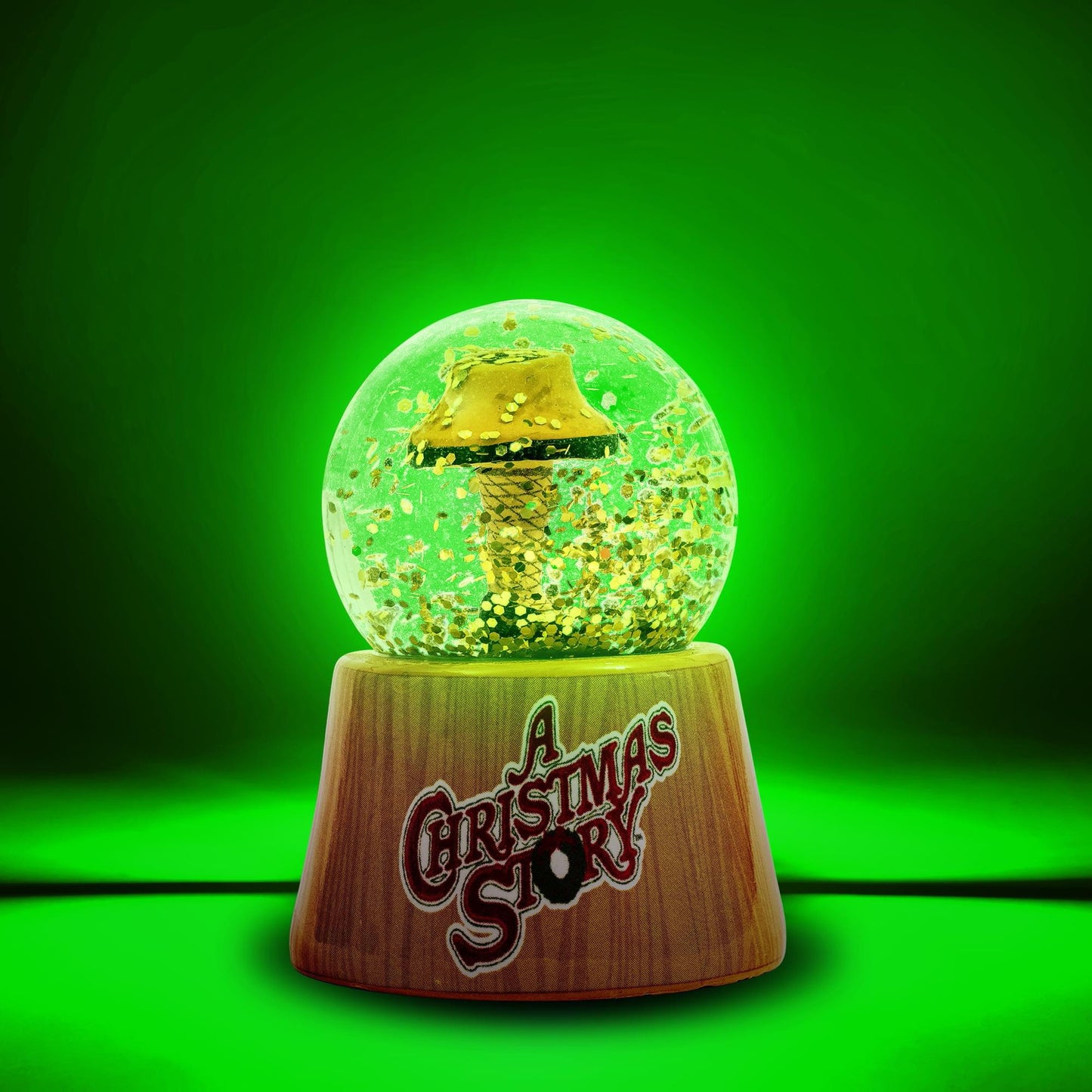 A Christmas Story Leg Lamp 3-Inch Mini Light-Up Snow Globes | Set of 4