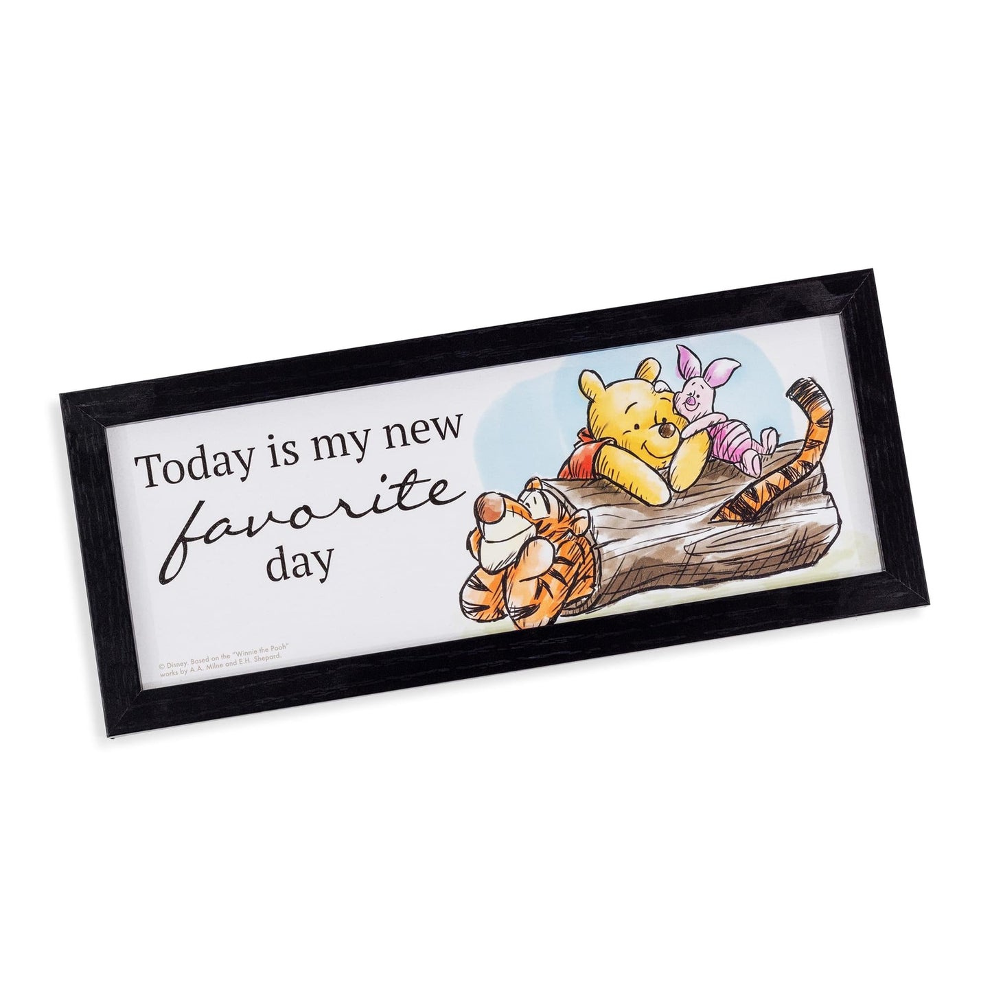 Disney Winnie The Pooh Favorite Day 12 x 5 Inch Hanging Wood Wall Art