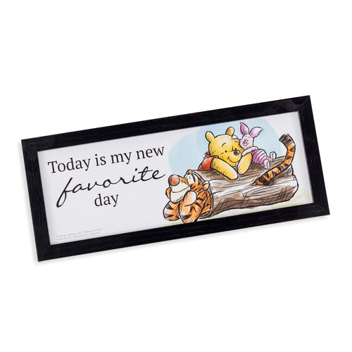 Disney Winnie The Pooh Favorite Day 12 x 5 Inch Hanging Wood Wall Art