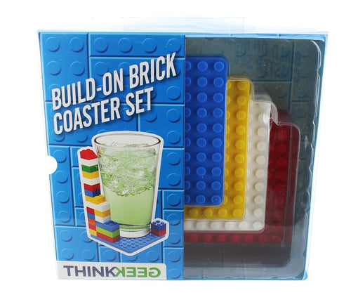 Build-On Brick 4-Piece Coaster Set