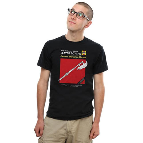 Buffy the Vampire Slayer Slayer Scythe Adult T-Shirt