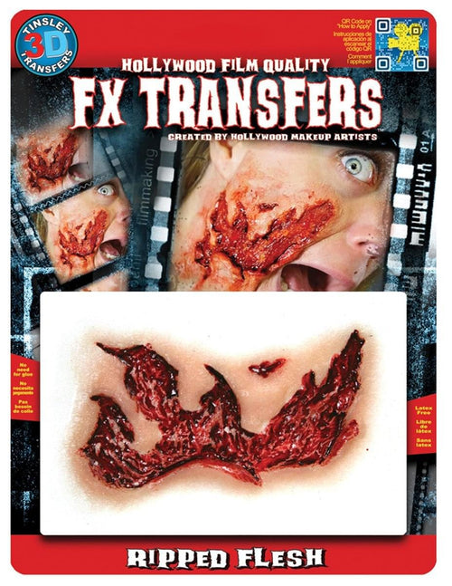 Costume 3D FX Transfers: Ripped Flesh