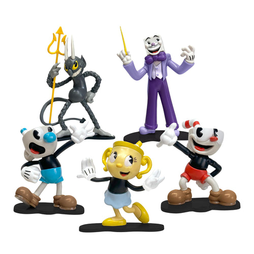 Cuphead Create-A-Figure 3-Inch Mini Figure | Set of 5