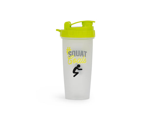 #SquatGoals Plastic Shaker Bottle | Holds 20 Ounces
