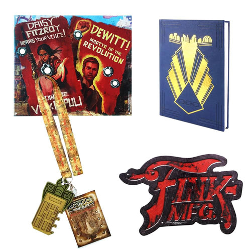 Bioshock Rapture Gift Set: Andrew Ryan Lanyard & Rapture Hardcover Journal