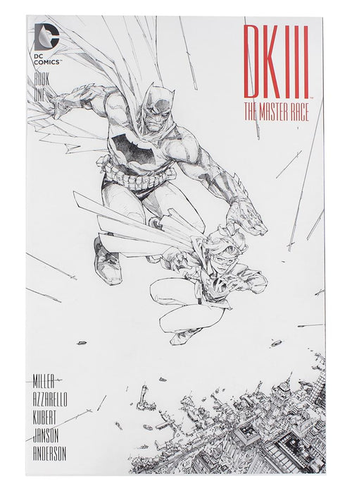 Batman Dark Knight III The Master Race #1 Comic (Comic Con Box B&W Cover)