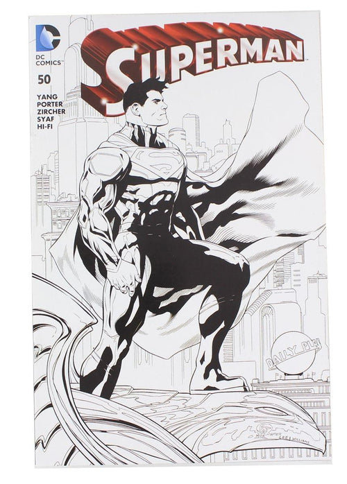 DC Comics Superman #50 | Comic Con Box B&W Cover