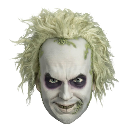 Beetlejuice Deluxe Adult Injection Costume Mask