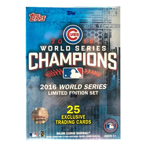 Chicago Cubs MLB 2016 Topps World Series Champions Limited Box | 25 Cards