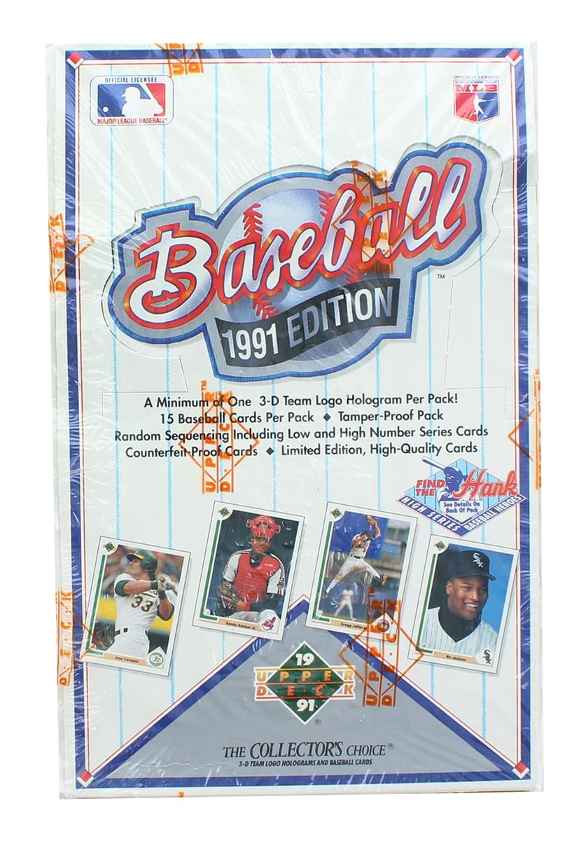 1991 Upper Deck Baseball High Series Find Hank Box