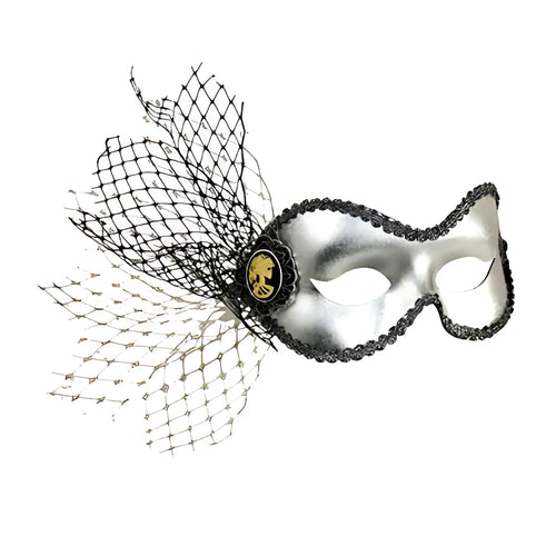Ancestor Silver Adult Costume Mask
