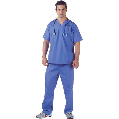 Blue Hospital Scrubs Adult Costume