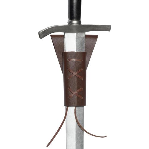 Brown Faux Leather Sword Sheath Adult Costume Accessory