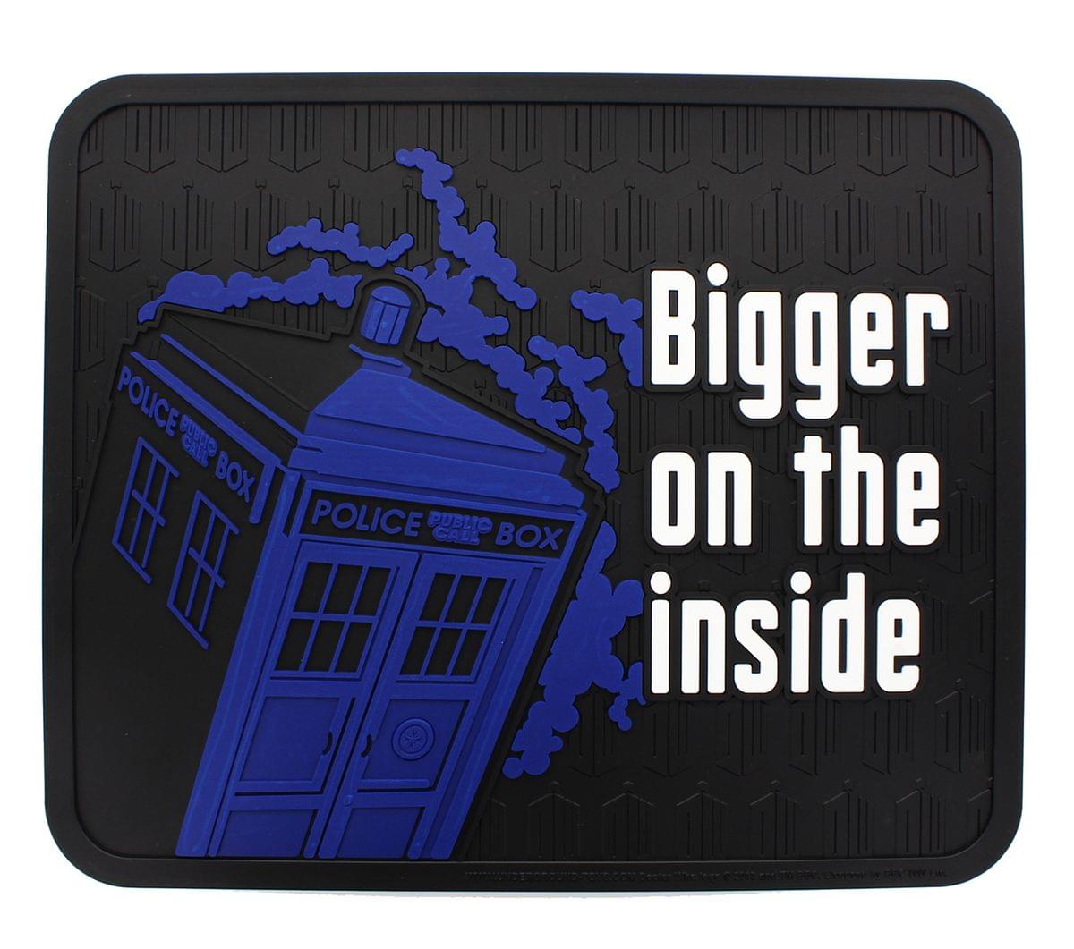 Doctor Who TARDIS Bigger on the Inside 16 x 13.5 Rubber Mat