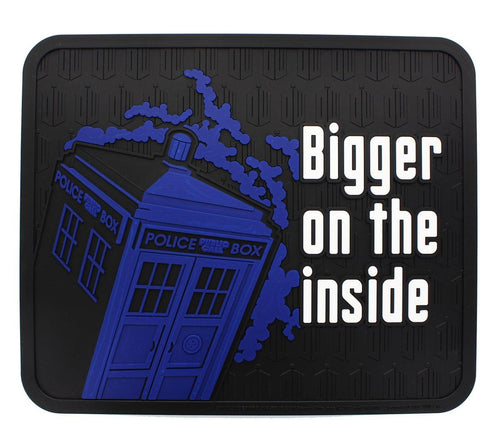 Doctor Who TARDIS Bigger on the Inside 16 x 13.5 Rubber Mat