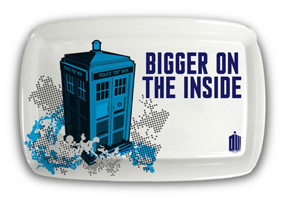 Doctor Who TARDIS Bigger on the Inside Serving Tray