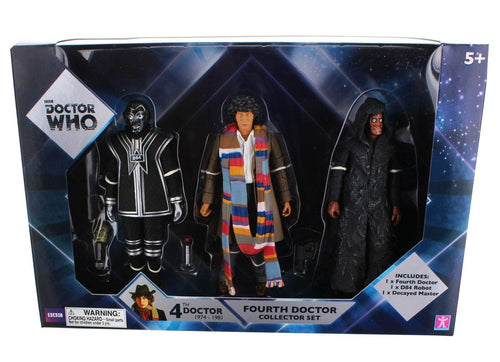 Doctor Who 5.5 Action Figure Set: 4th Doctor, D84, Decayed Master