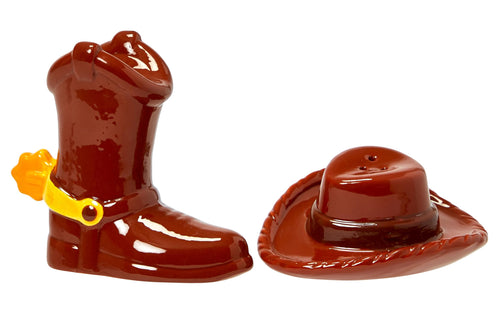 Disney & Pixar Toy Story 4 Woody Themed Salt & Pepper Shakers | Ceramic Set