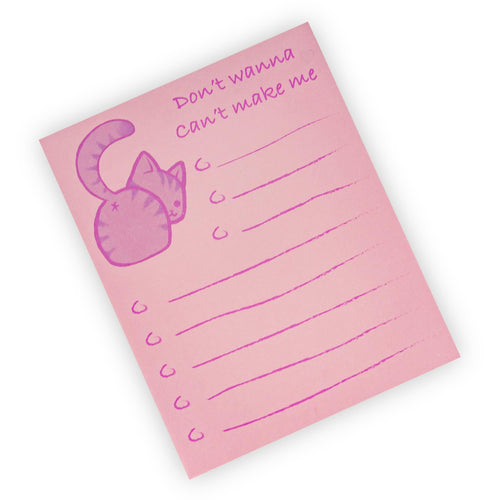 Cat-Themed Sticky Notes | Multi-Purpose Notepad Checklist | Adorable Kitty Bum