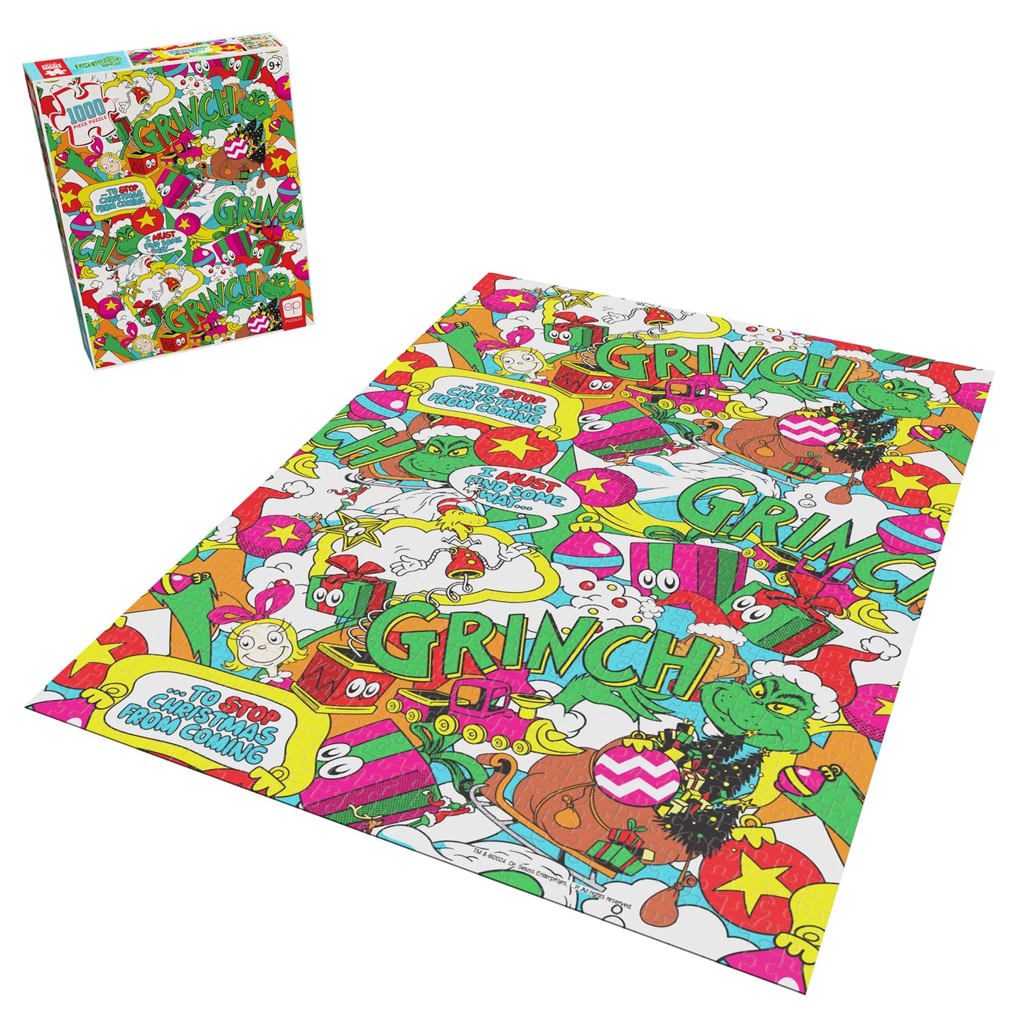 Dr. Seuss The Grinch Poppin 1000 Piece Jigsaw Puzzle