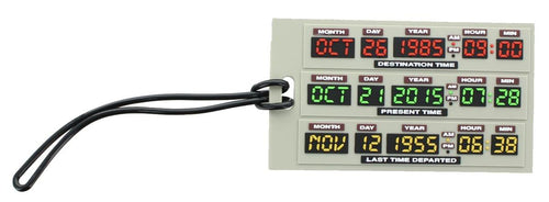 Back to the Future 2.5 x 4.25 PVC Luggage Tag