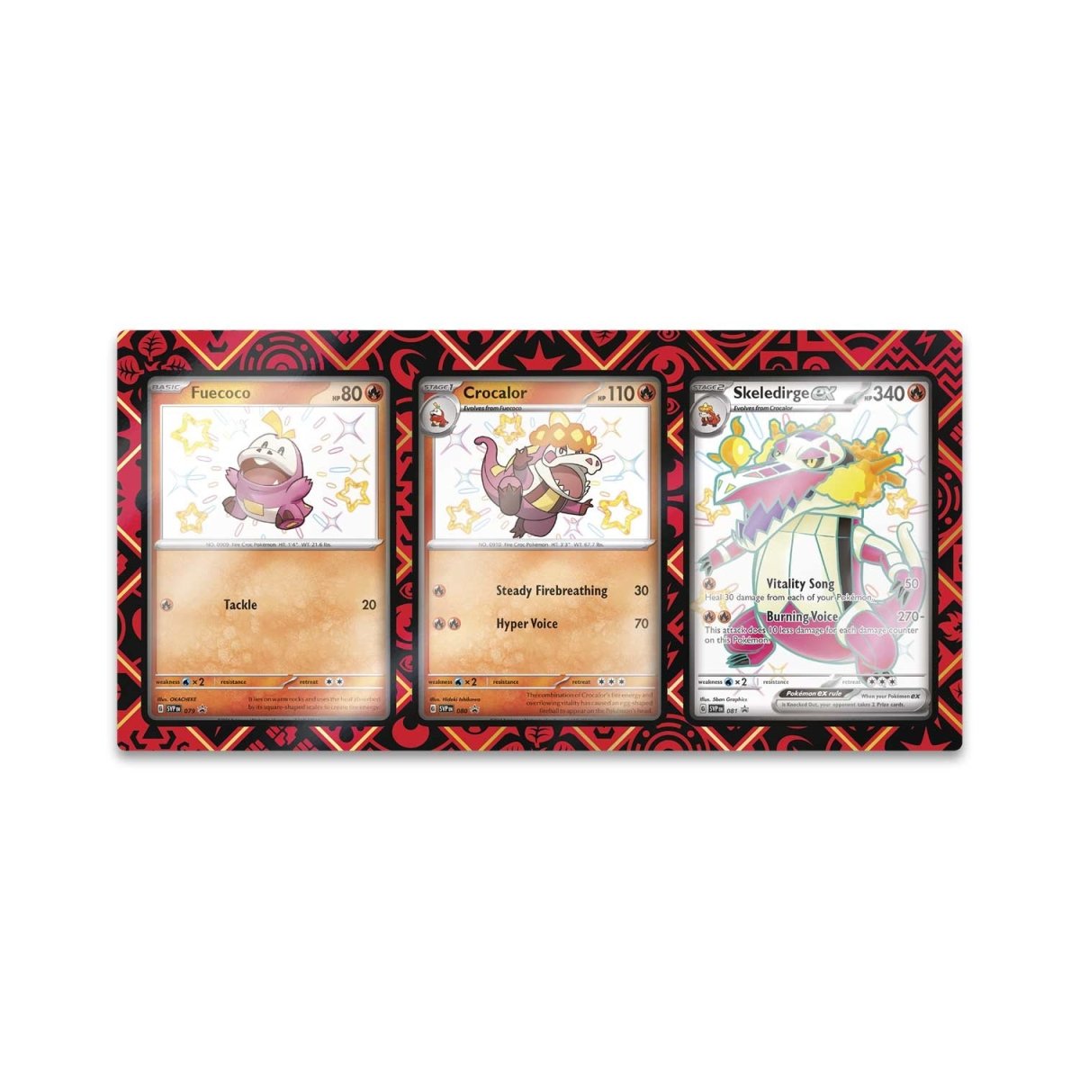 Akrylhållare till Pokémonkort - Paldean Fates Premium Collection (Kort ingår ej)