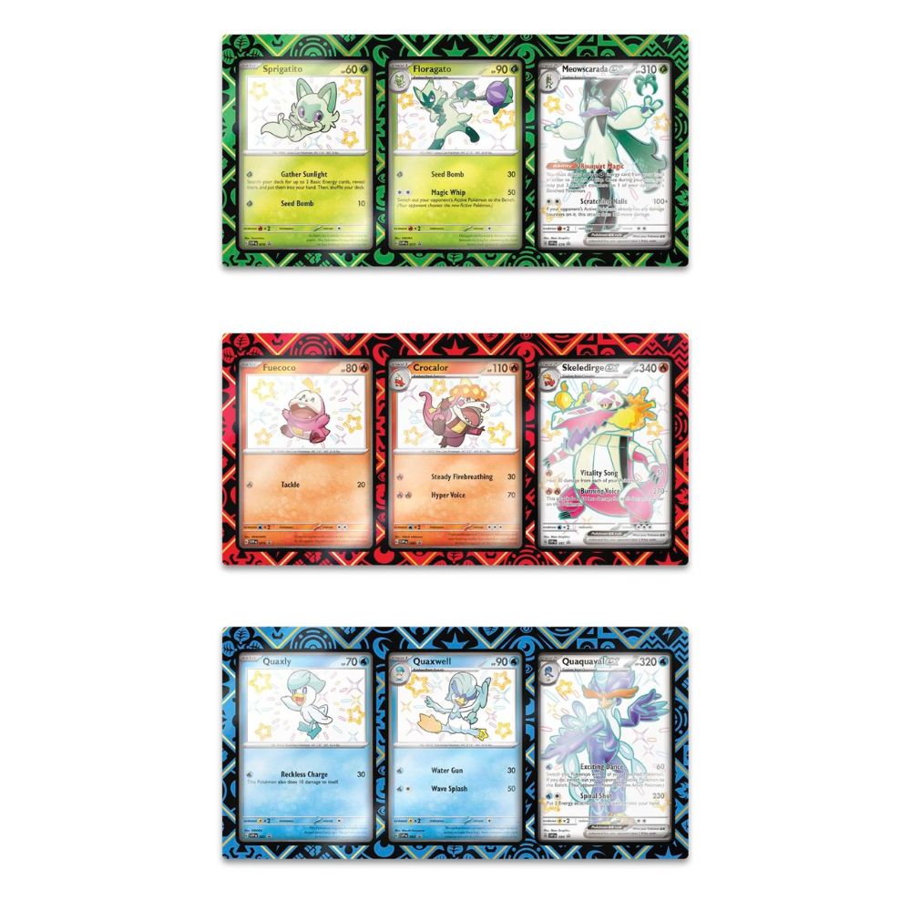 Akrylhållare till Pokémonkort - Paldean Fates Premium Collection (Kort ingår ej)
