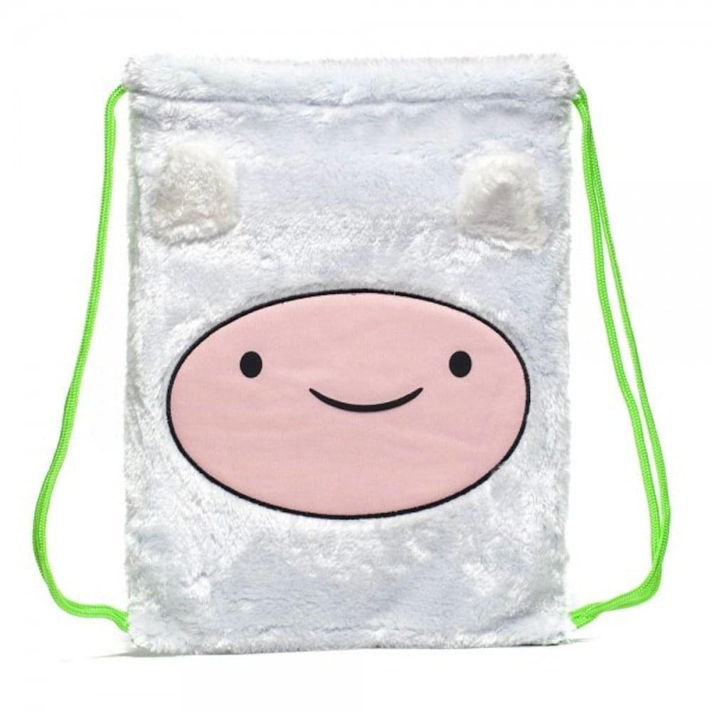 Adventure Time Unisex White Cinch Bag: Finn
