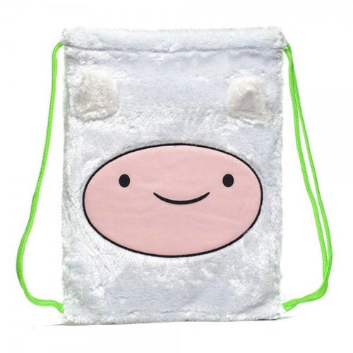 Adventure Time Unisex White Cinch Bag: Finn
