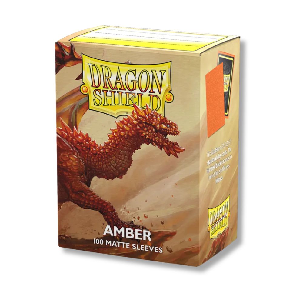 Dragon Shield: Standard Sleeves Matte - 100st - Amber
