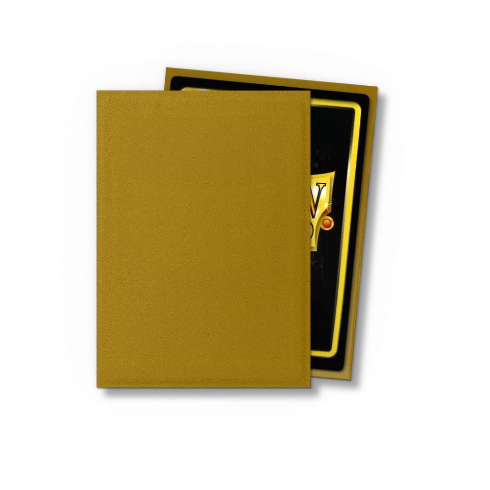 Dragon Shield: Standard Sleeves Matte - 100st - Gold