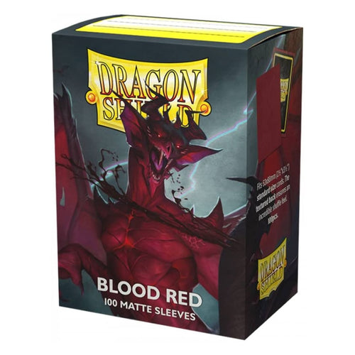 Dragon Shield: Standard Sleeves Matte - 100st - Blood Red