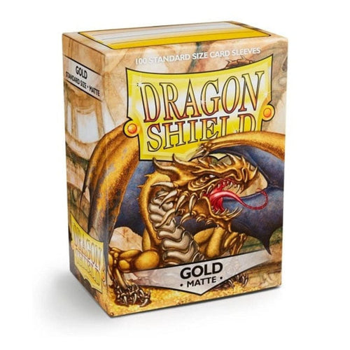 Dragon Shield: Standard Sleeves Matte - 100st - Gold