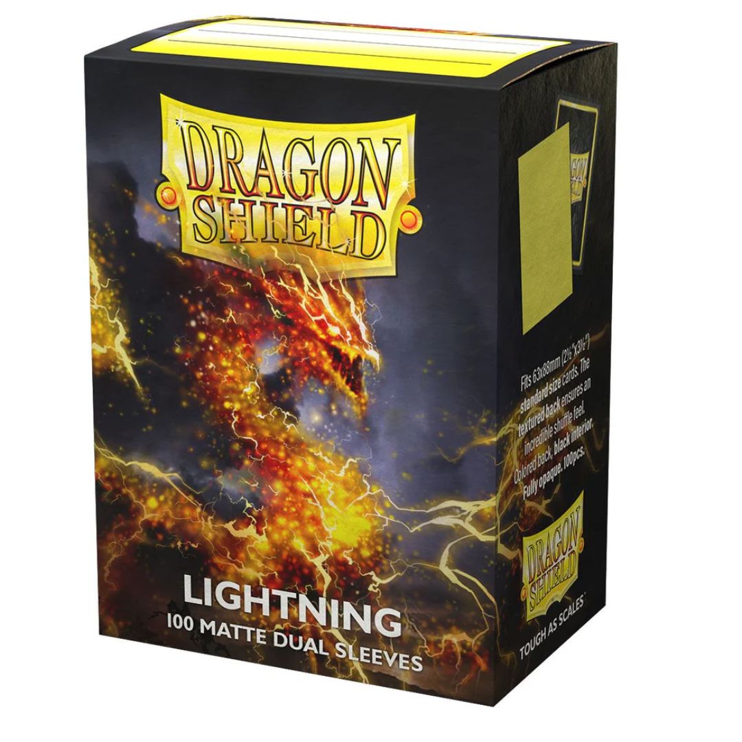 Dragon Shield: Standard Sleeves Dual Matte - 100st - Lightning