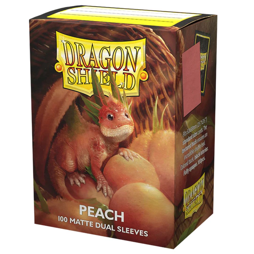 Dragon Shield: Standard Sleeves Dual Matte - 100st - Peach