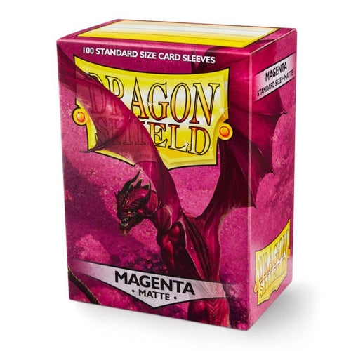 Dragon Shield: Standard Sleeves Matte - 100st - Magenta