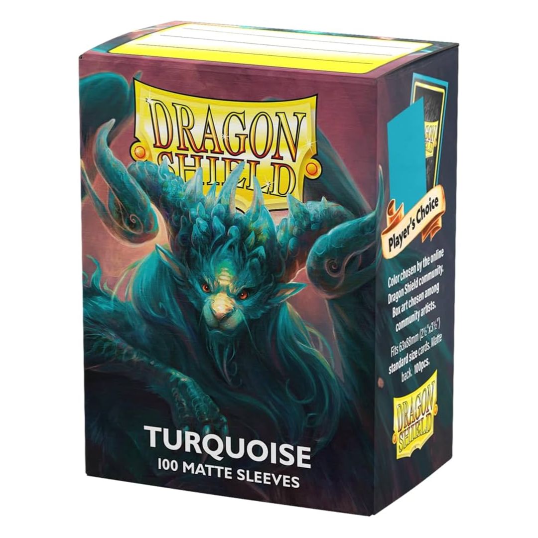 Dragon Shield: Standard Sleeves Matte - 100st - Turquoise