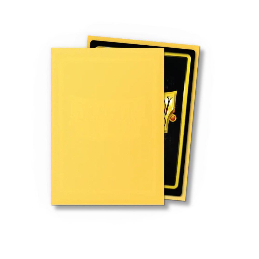 Dragon Shield: Standard Sleeves Matte - 100st - Yellow