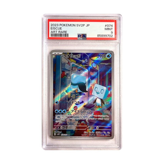 Eiscue AR - #074 PSA 9 - Pokémon Scarlet & Violet: Snow Hazard (sv2P)