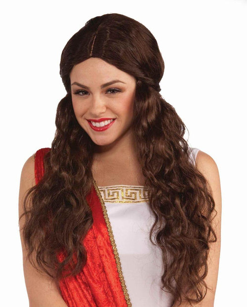 Brunette Venus Adult Costume Wig