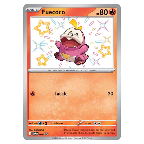 Fuecoco - SVP079 Black Star Promo - Pokémon Scarlet & Violet: Paldean Fates