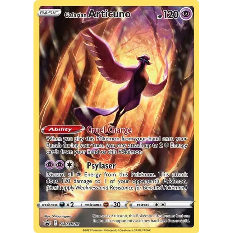 Galarian Articuno - SWSH282 Black Star Promo - Pokémon Sword & Shield: Crown Zenith